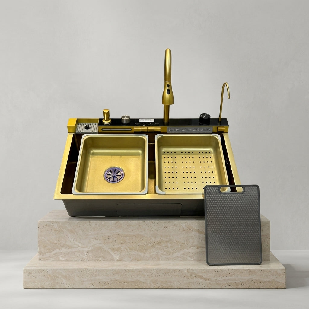 Piano Sink Golden