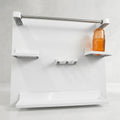 Washroom Accessories Set - White 5 Pc