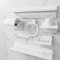 Washroom Accessories Set - White